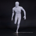 Athletic display lifelike matt fiberglass full body size realistic sportswear muscle male mannequin